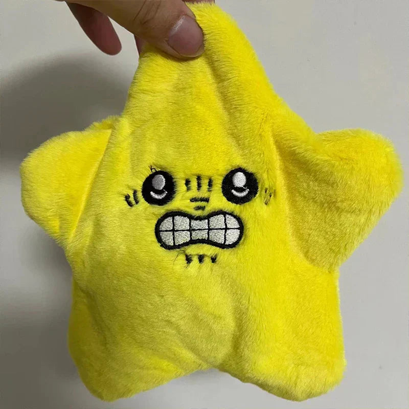 Angry Moving Jumping Stars Electric Kids Plush Toys Cute and Interesting Yellow Five Pointed Star Plush Toy Gift for Children